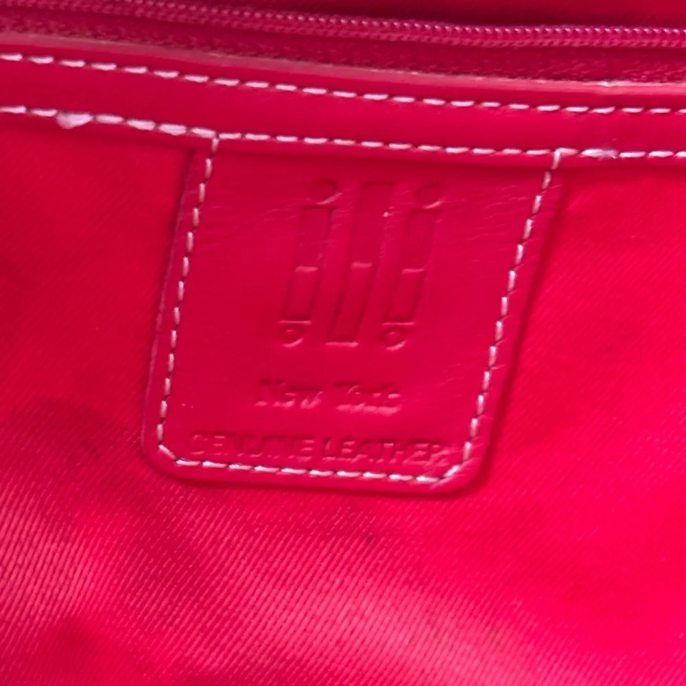 Red crossbody bag cow leather - Picture 3 of 3